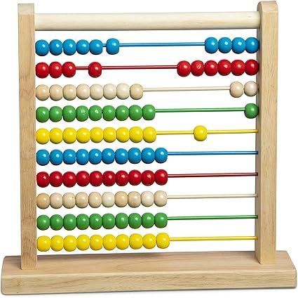 Melissa and Doug Wooden Abacus- Classic Wooden Educational Counting Toy with 100 Beads | Amazon (CA)