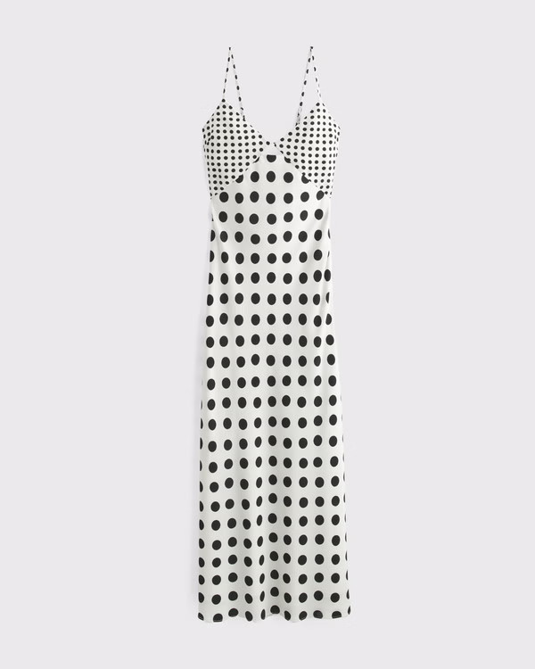 Cutout Slip Maxi Dress | Abercrombie & Fitch (US)