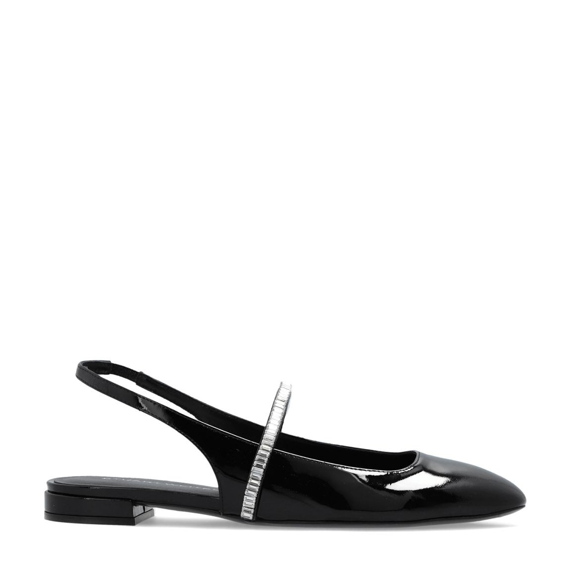 Stuart Weitzman Black Stefanie Crystal Slingback Pump - BrandAlley | BrandAlley