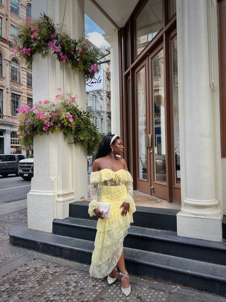 date night outfit, fall outfit, wedding guest, fall wedding guest dress, fall dresses, fall dress, wedding guest dress fall, Outfit inspo, butter yellow dress, lace dress, maxi dress, majorelle collection, outfit ideas, wedding guest dress,

#LTKSale #LTKstyletip #LTKwedding