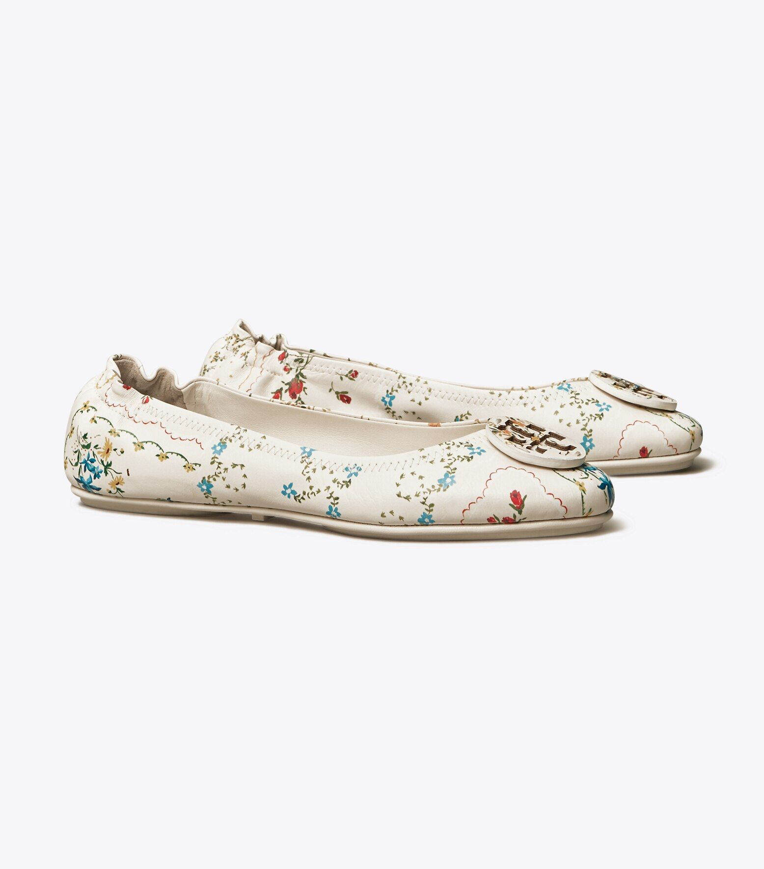 Minnie Printed Travel Ballet Flat, Leather | Tory Burch (US)