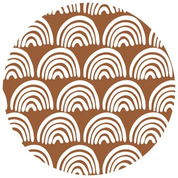 Rust Rainbows Bamboo Viscose Zippy | Little Sleepies