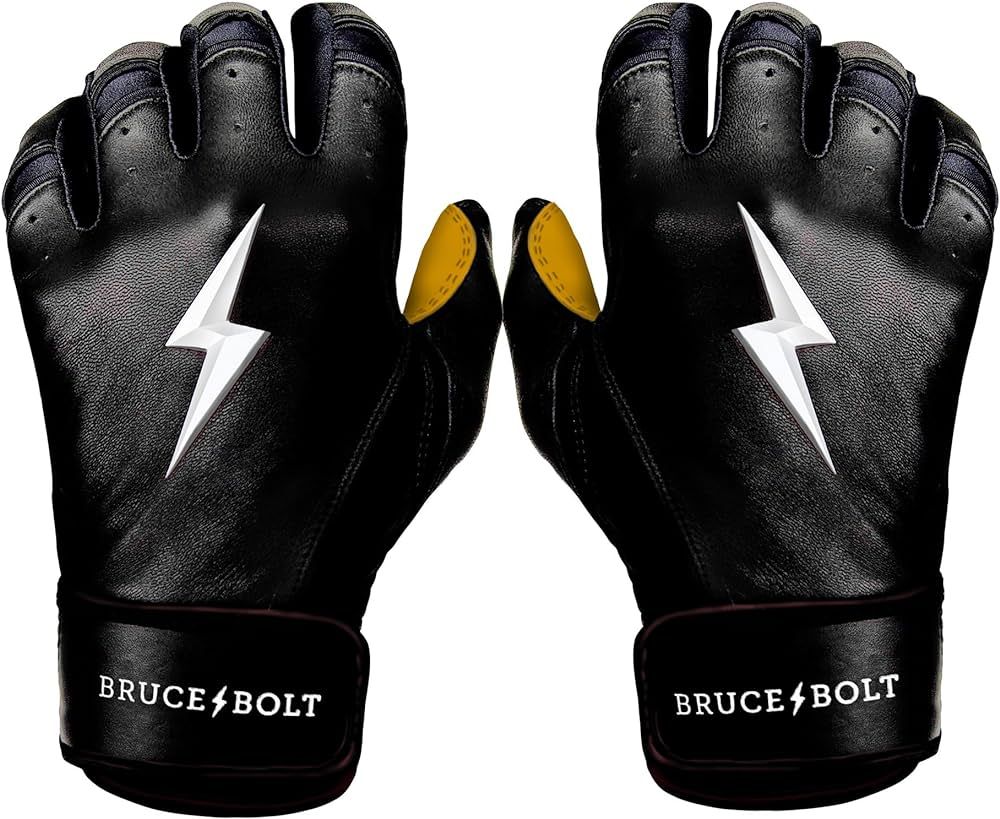 BRUCE BOLT Original Series Short Cuff Batting Gloves - Multiple Colors - Adult & Youth Sizes | Amazon (US)