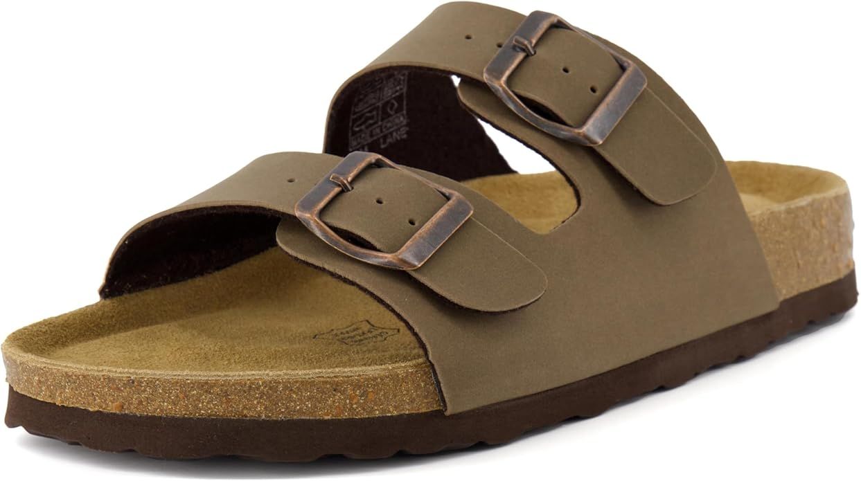 CUSHIONAIRE Women's Lane Cork Footbed Sandal With +Comfort | Amazon (US)