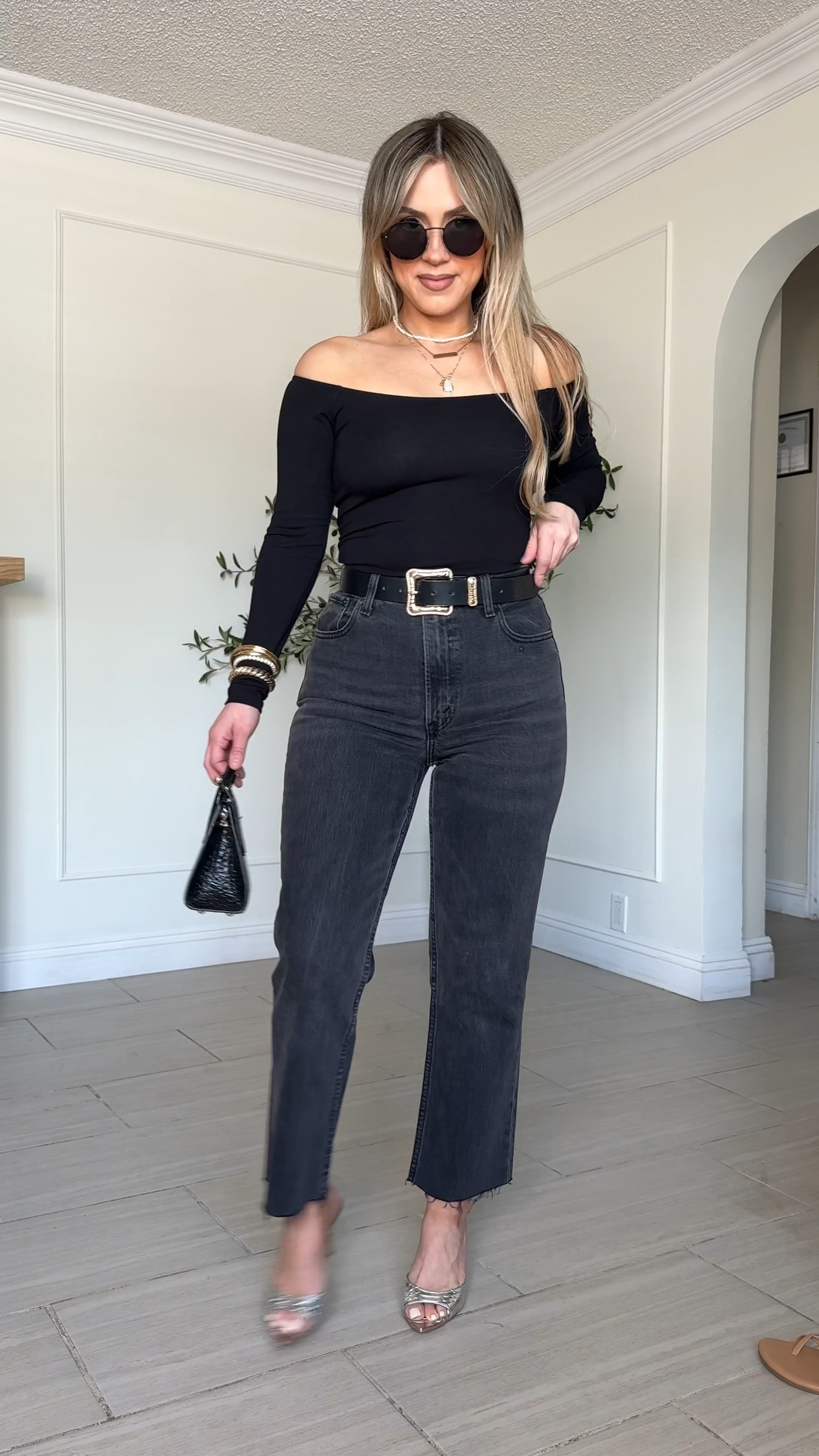 All black date night look 🖤

✔️Abercrombie jeans in BLACK size 27R (I cut them to ankle length)
✔️ The Curve love option & Madewell black 90s jeans fit EXACTLY THE SAME! 
✔️bodysuit size small 
✔️ I'm just wearing my pasties with this bodysuit, but I linked some of my favorite strapless bras that would work well with this bodysuit. 
✔️ I linked the same bodysuit except in a short sleeve, which would also look super cute with any type of bottom! 

#LTKStyleTip #LTKFindsUnder100 #LTKU