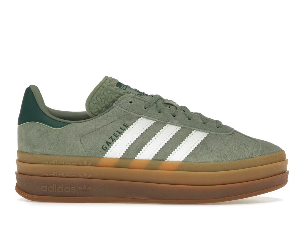 adidas Gazelle Bold Silver Green Gum (Womens) | StockX