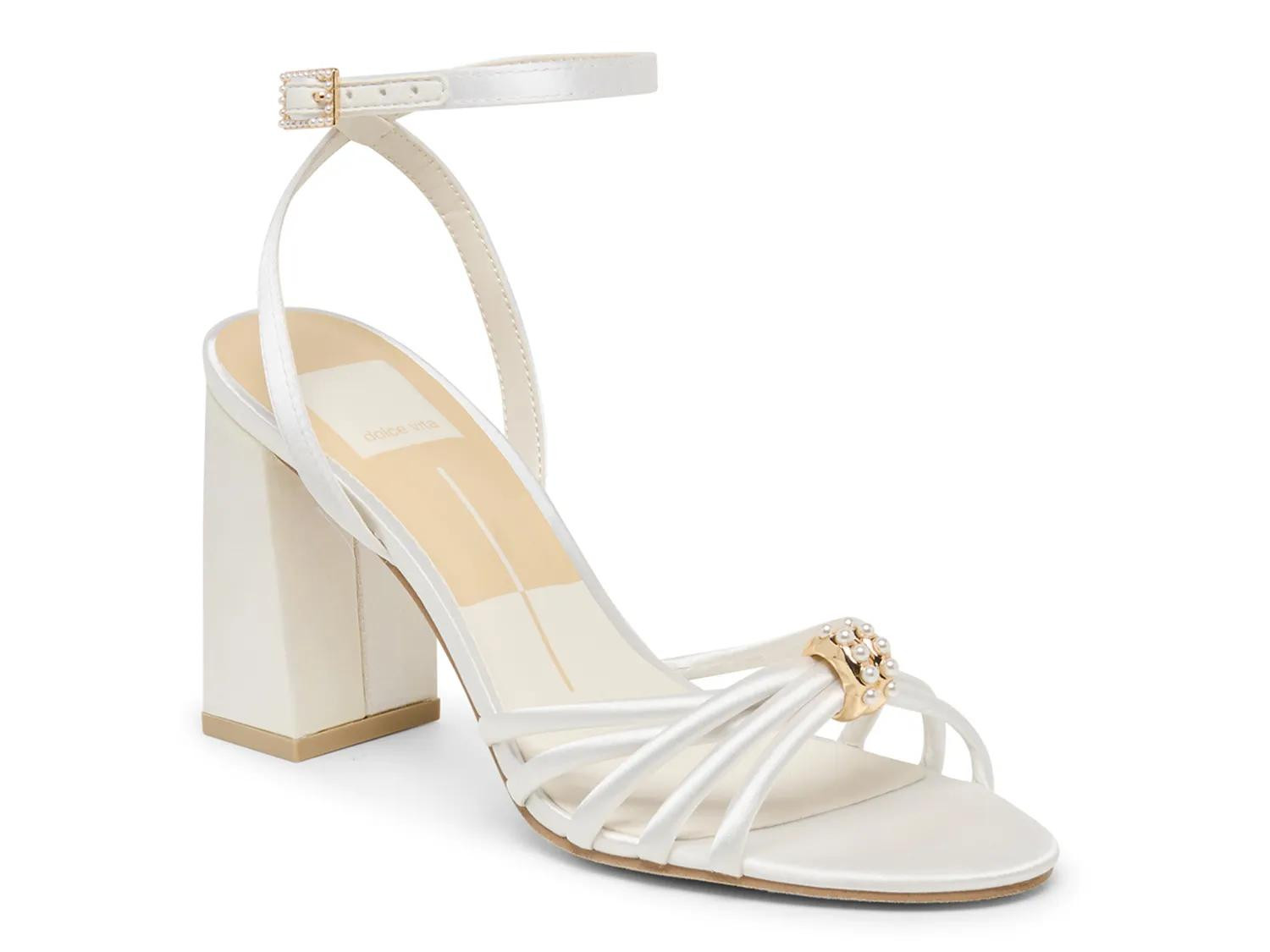 Dolce Vita Rella Sandal | Women's | White | Size 9.5 | Sandals | Ankle Strap | DSW