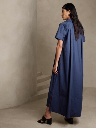 Rhyah Poplin Maxi Dress | Banana Republic (US)