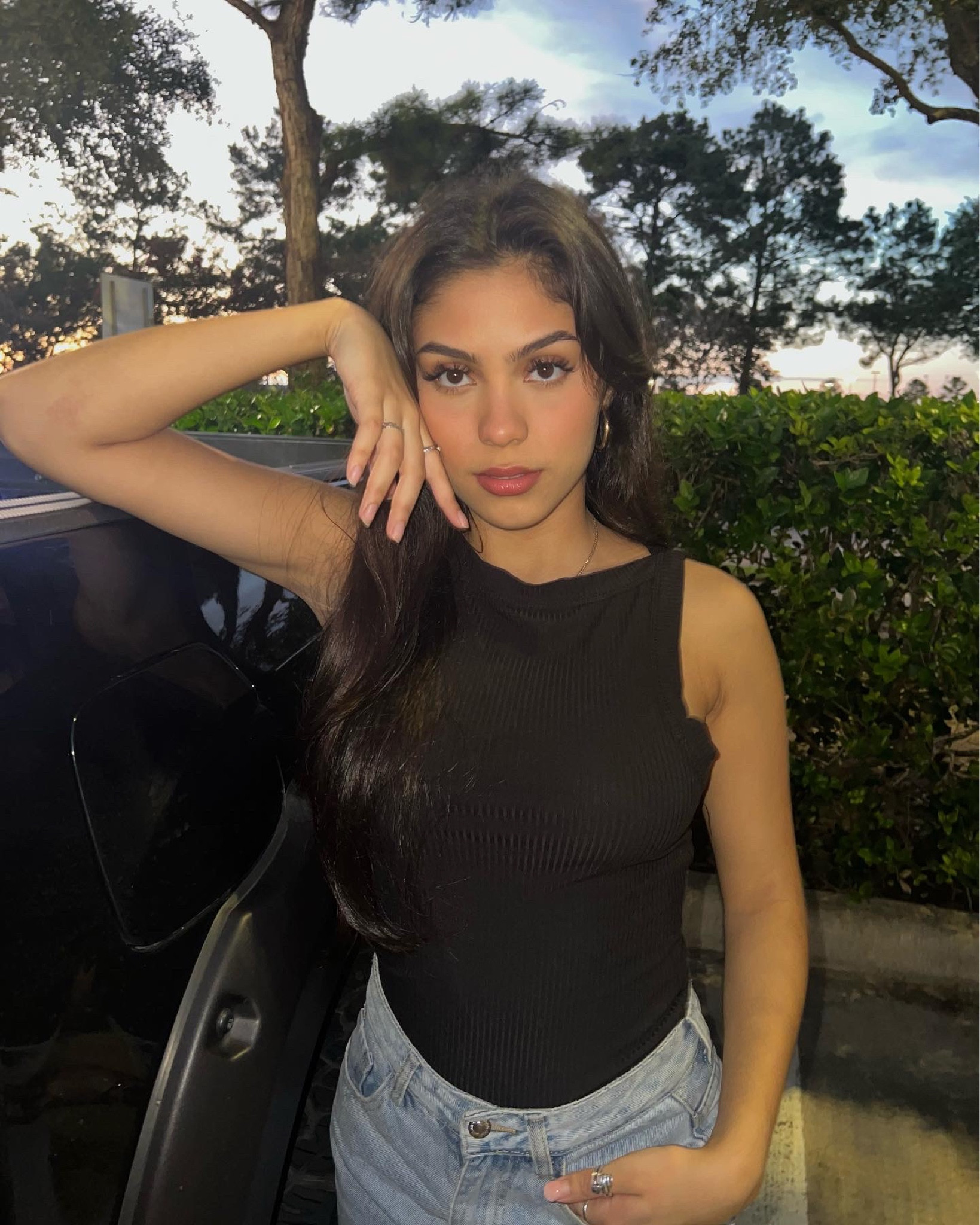 Black long halter top
In size Small 
Use code 15mireyaax4 for an additional 15% off! 🖤

#LTKworkwear #LTKfit #LTKSeasonal