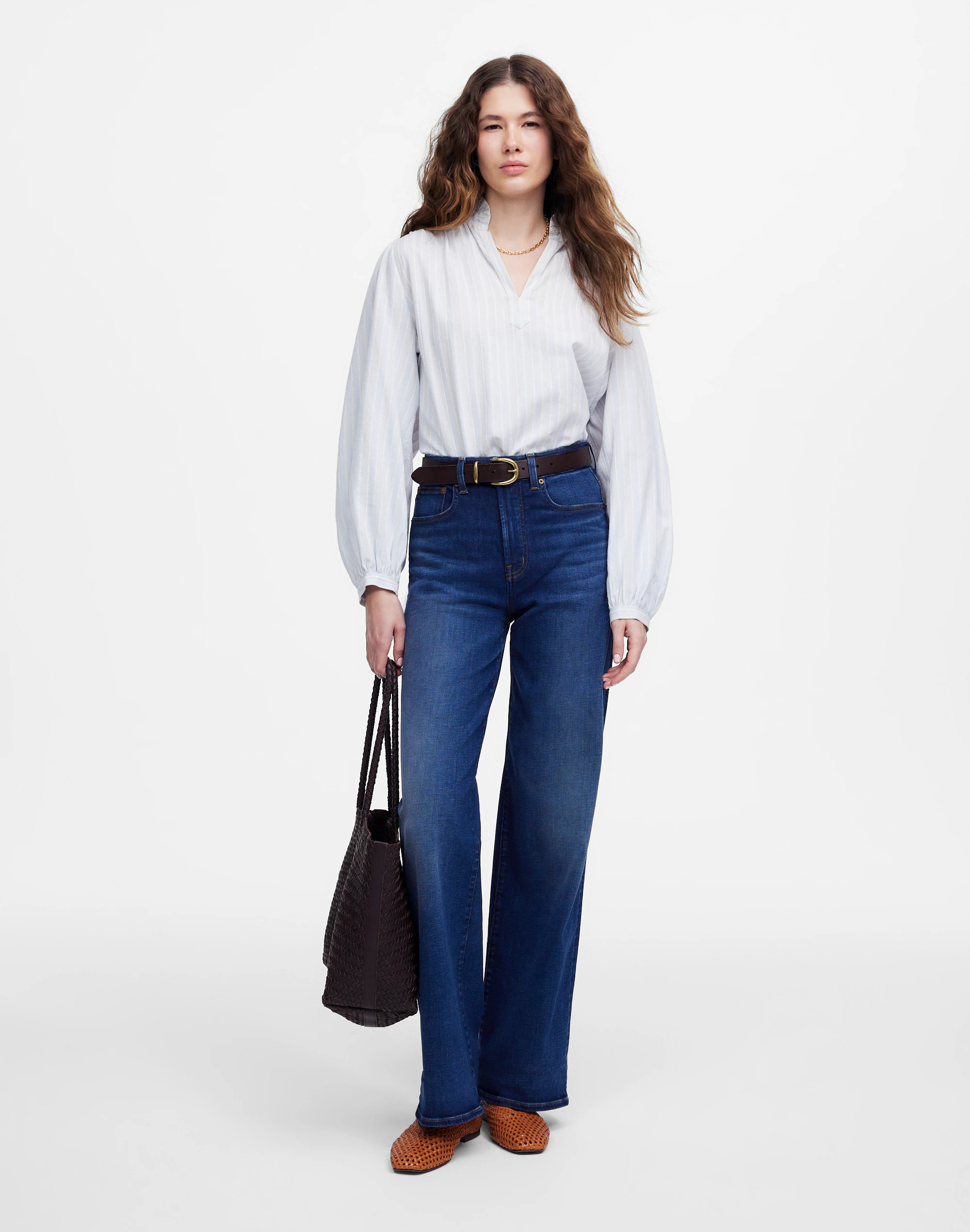 The Perfect Vintage Wide-Leg Jean in Pipestone Wash | Madewell