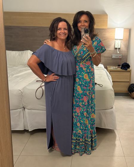 Mirror selfie with my sister in  Jamaica. Maxi dresses make getting ready so easy when you’re on vacation. 
kimbentley, spring dress, vacation outfit, resort wear, spring outfitt

#LTKtravel #LTKfindsunder50 #LTKFestival
