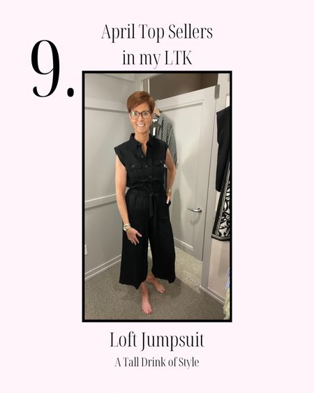 Top 10 in my LTK shop in April
Black linen cargo jumpsuit

Over 50 fashion, tall fashion, workwear, everyday, timeless, Classic Outfits

Hi I’m Suzanne from A Tall Drink of Style - I am 6’1”. I have a 36” inseam. I wear a medium in most tops, an 8 or a 10 in most bottoms, an 8 in most dresses, and a size 9 shoe. 

fashion for women over 50, tall fashion, smart casual, work outfit, workwear, timeless classic outfits, timeless classic style, classic fashion, jeans, date night outfit, dress, spring outfit

#LTKover40 #LTKworkwear #LTKfindsunder100
