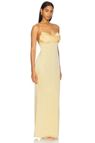 Katie May Tara Gown in Butter Yellow from Revolve.com | Revolve Clothing (Global)