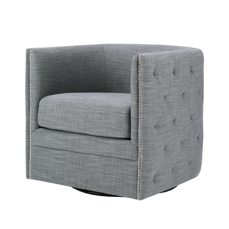 Lavaca Swivel Barrel Chair | Wayfair North America