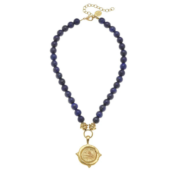 Equestrian Intaglio Stone Necklace | Susan Shaw