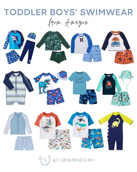 Summer is coming up before you know it! Here are some cute printed boy's swimwear that you can grab for your little ones that's perfect for your next beach trip or staycation! 
#amazonfinds #springfashion #toddlerclothes #resortwear

#LTKSeasonal #LTKHome #LTKSwim
