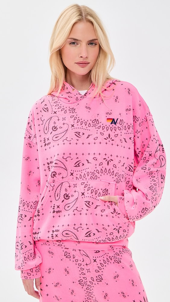 Relaxed Bandana Pullover Hoodie | Shopbop