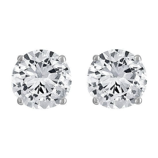 LIMITED TIME SPECIAL! 2.5 CT.T.W. Lab-Created White Sapphire Stud Earrings in Sterling Silver | JCPenney