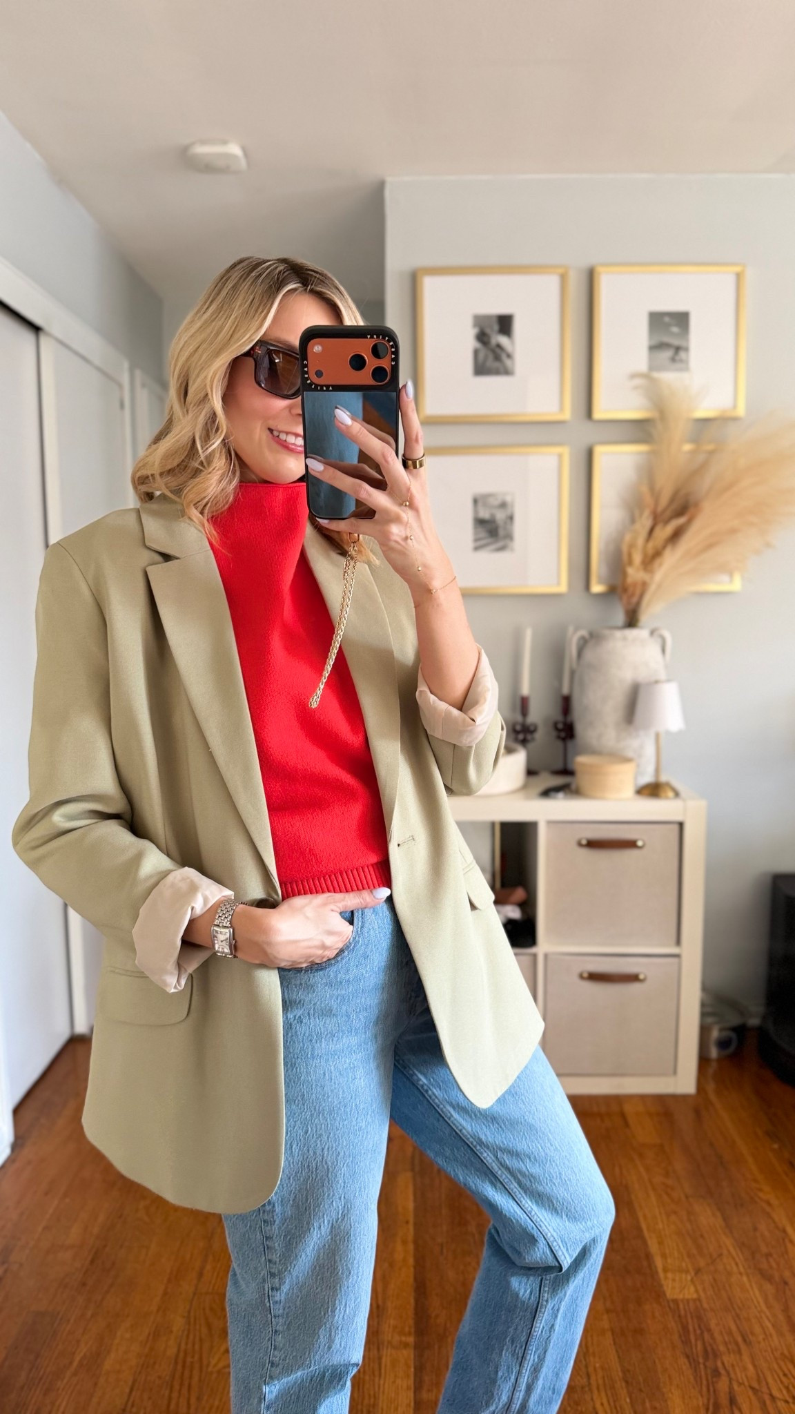 Spring I’m so ready! 

Red sweater, green blazer and pair of straight jeans! It really doesn’t get easier than that. 


Zara outfit • spring outfit • ootd • green blazer • Zara top • spring ootd 

#LTKootd #LTKdayinmylife #LTKgrwm