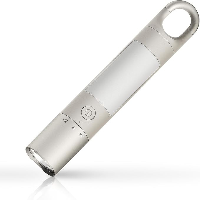 HOTO Flashlight Duo, USB-C Rechargeable, Dual Light Source, Colorful Ambient Light, SOS & Strobe,... | Amazon (US)