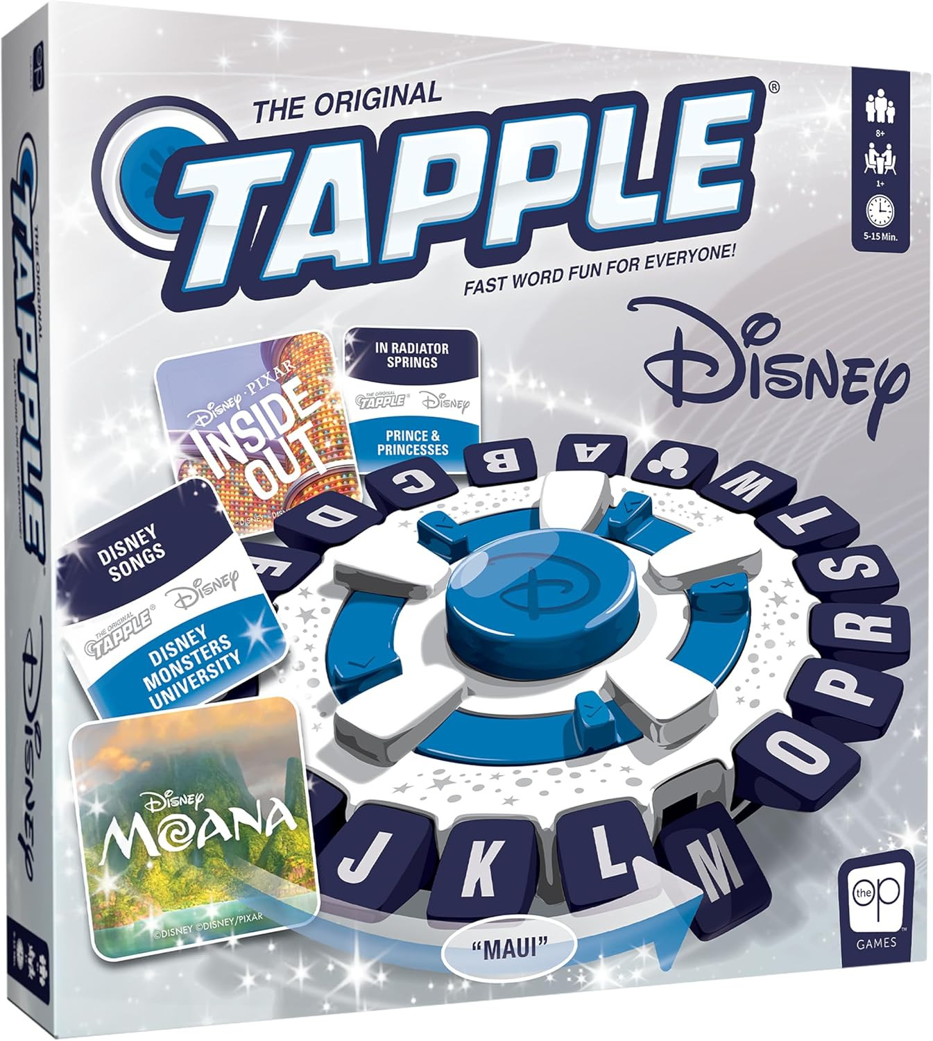 The Original TAPPLE Disney Edition, Fast-Paced Family Trivia Word Game, Choose a Disney-Themed Ca... | Amazon (US)