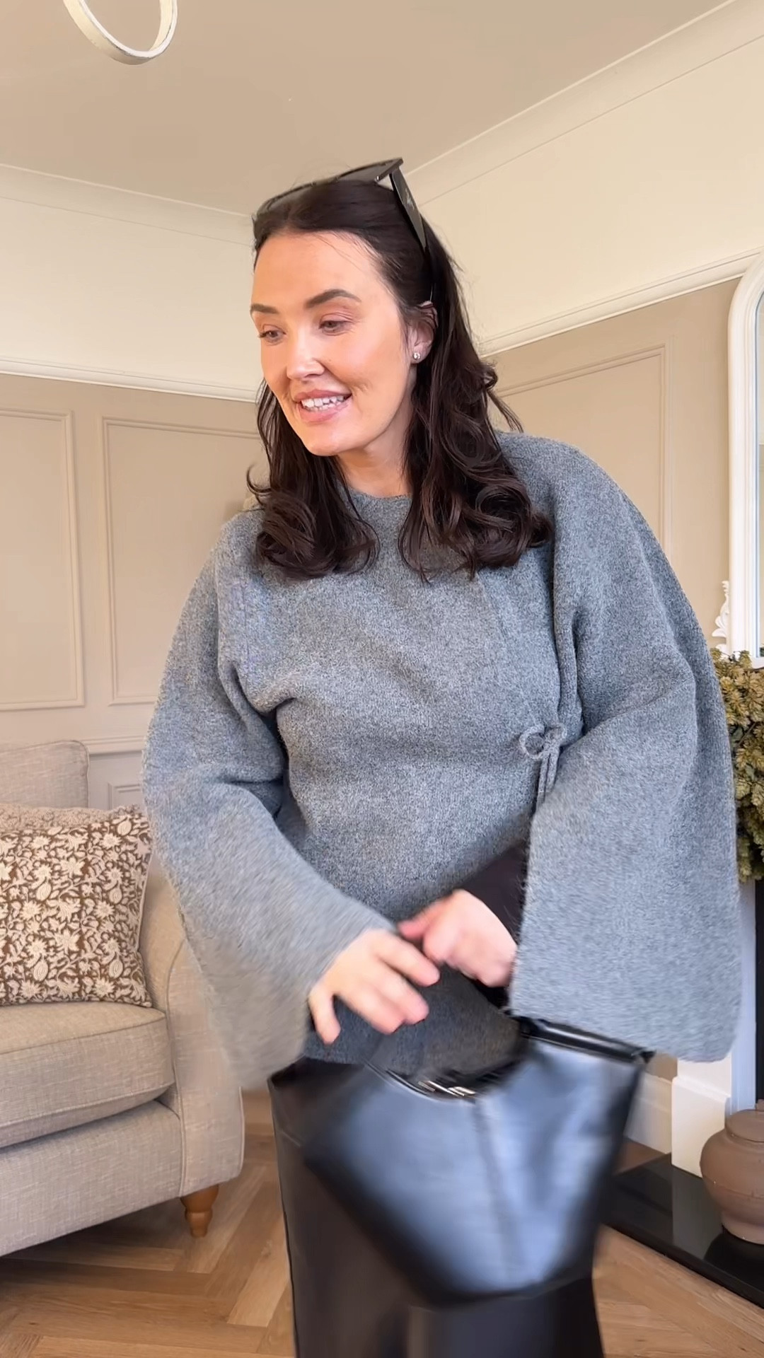 Happy Sunday lovelies ❤️ so in the skirt I'm wearing size L, the coat I'm wearing a L too but could of gone M as comes oversized. Top I'm wearing size M 

#LTKuk #LTKwinter #LTKfestive