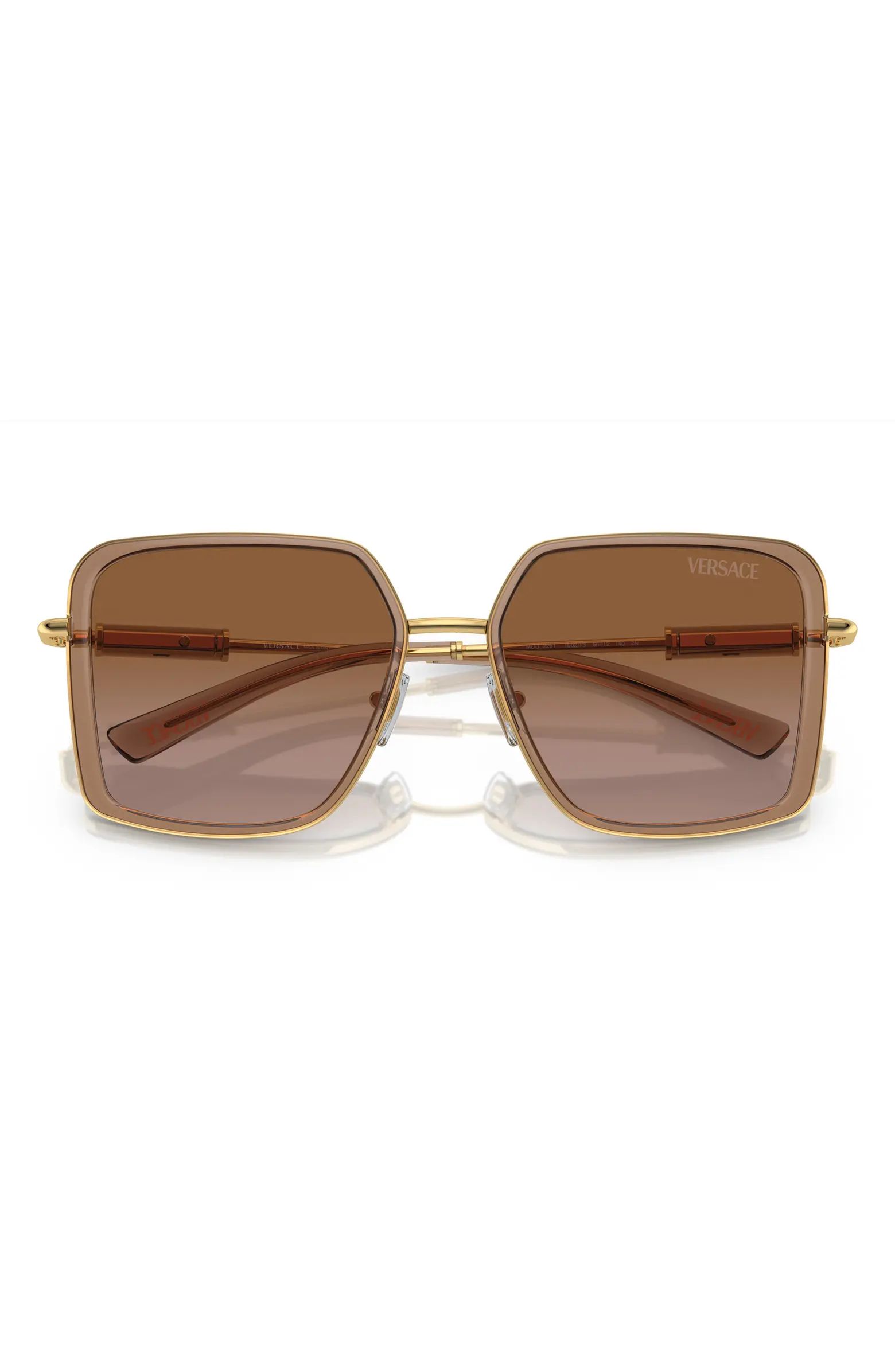 Versace 56mm Gradient Square Sunglasses | Nordstrom | Nordstrom