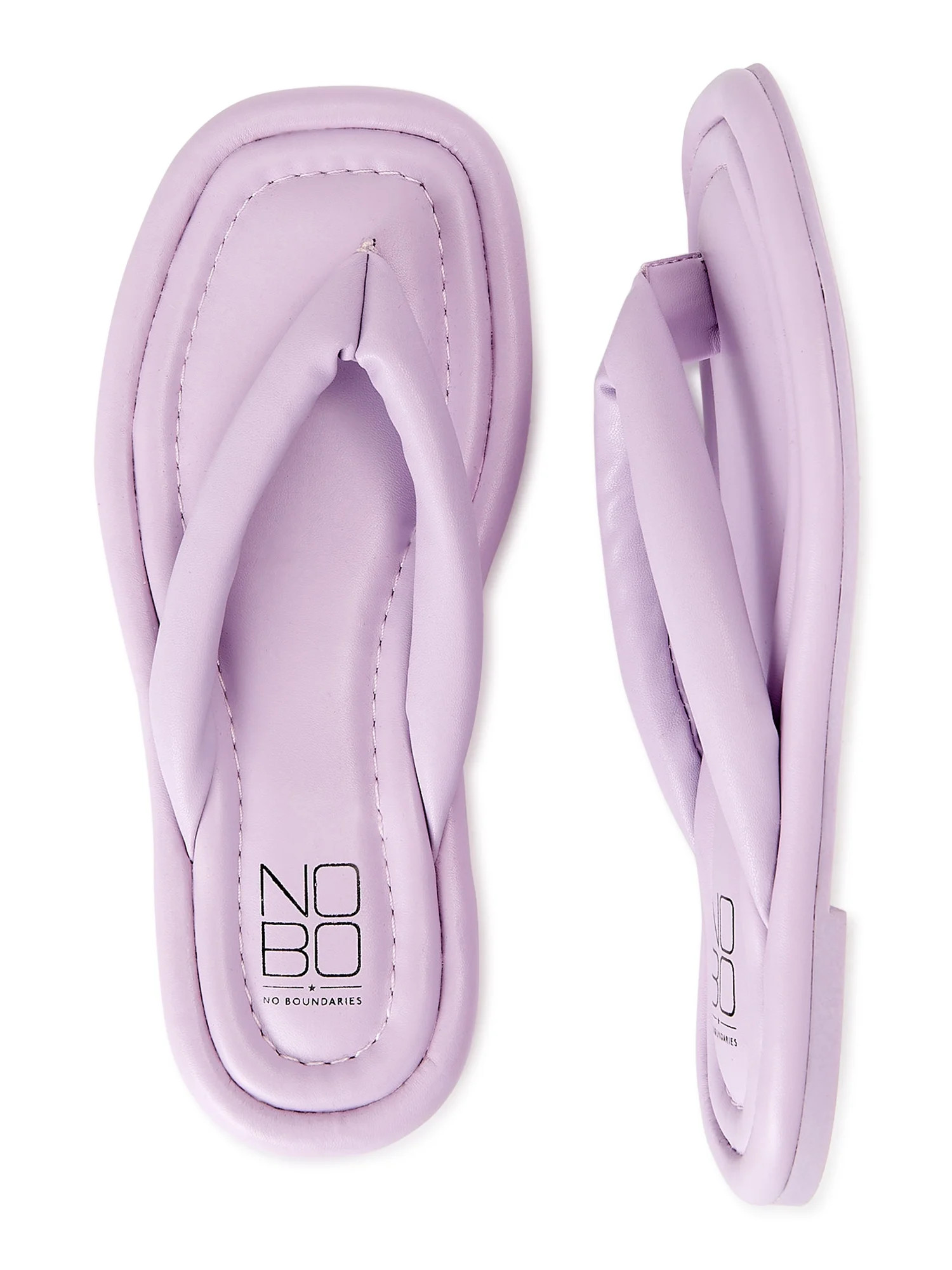 No Boundaries Women’s Puffy Flip Flops - Walmart.com | Walmart (US)