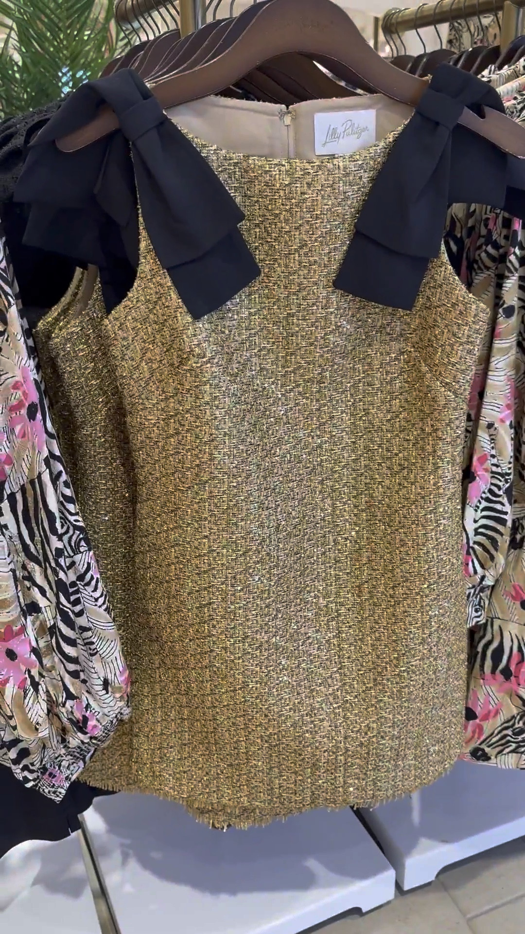 THIS DRESS is a showstopper. The bow detail at the shoulder mixed with the gold shift is perfection! 

#LTKgrwm #LTKHoliday #LTKmomlife