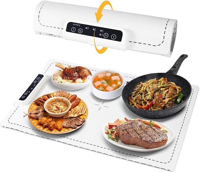 Warming Mat for Food,Food Warming Mat,Electric Warming Tray for Buffets Party and Home Daily Use,... | Amazon (US)