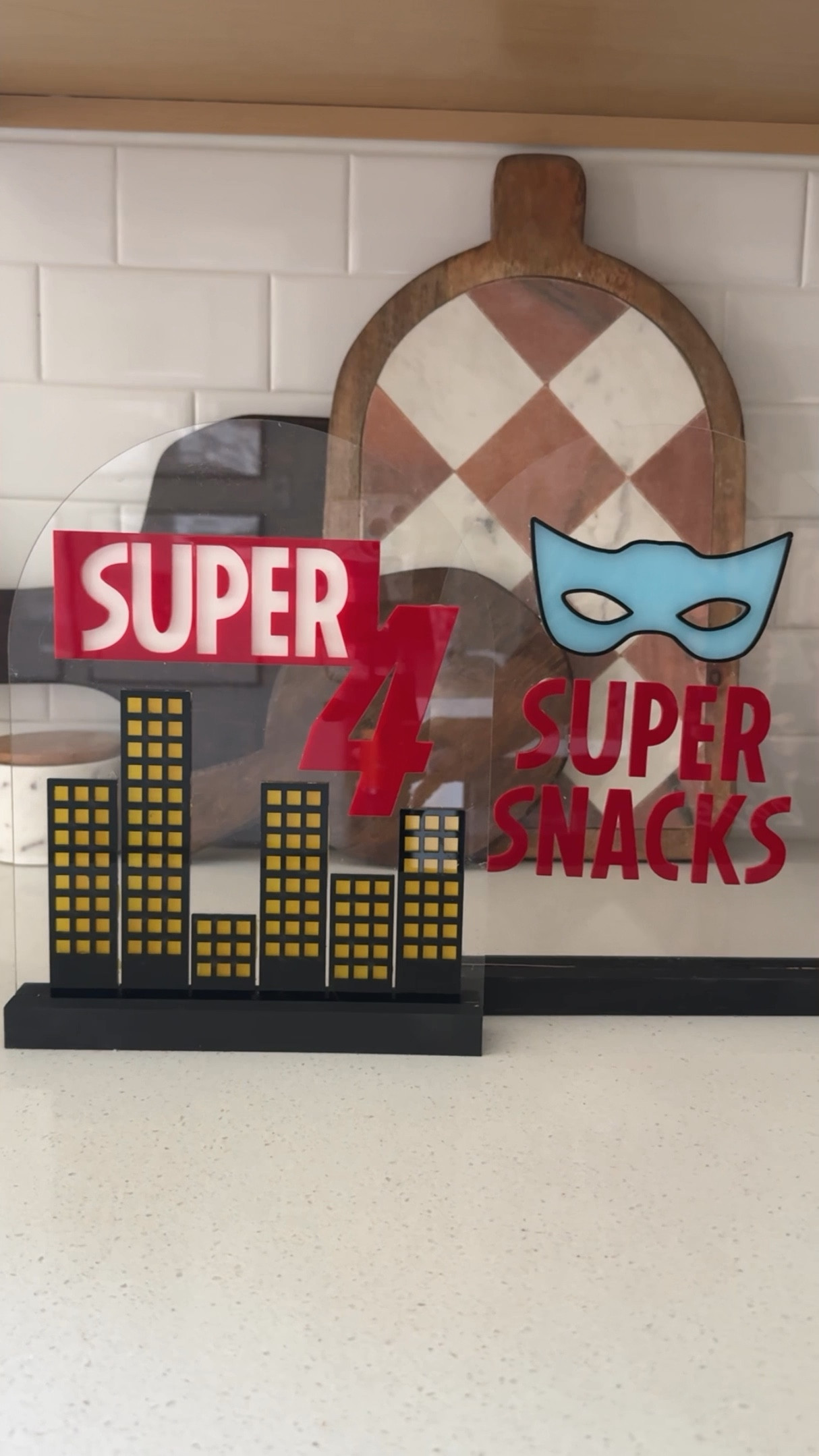 DIY laser cut superhero signs

#LTKKids #LTKParties #LTKFamily
