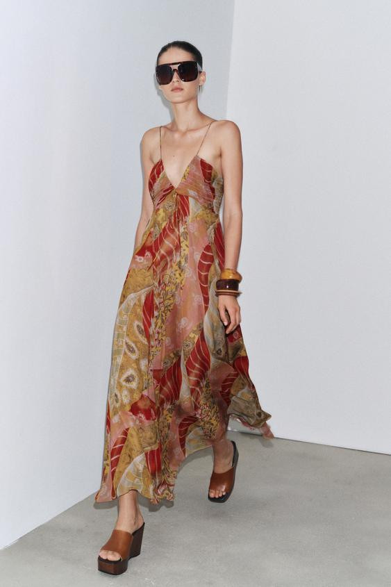 ZW COLLECTION FLORAL PRINT DRESS | Zara US