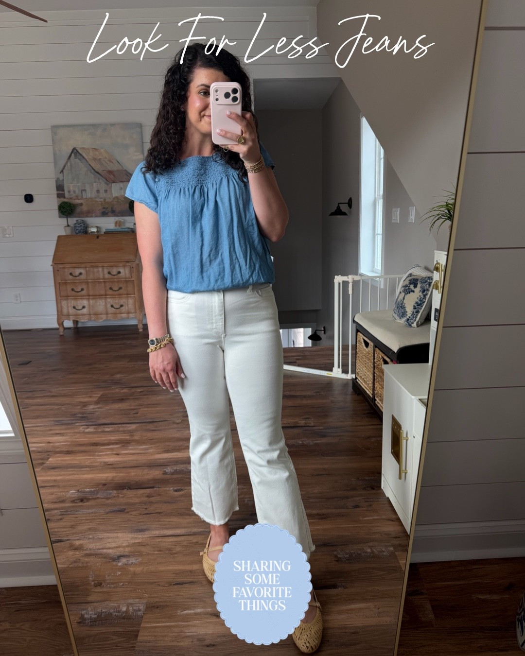 If you know me or have been following what I share, you know I LOVE a good deal + a look for less 🙌🏼🩵

One of these pairs of pants cost me $228… and the other cost $35 🤯

And honestly… they look almost identical!!! 

I bought the $228 pair a few years ago and loved them, but I just found this look-for-less version for only $35 and I’m kicking myself that I didn’t know about them sooner 😅 The fit, the style, the whole vibe is so similar.

You know I’m all about a good find, especially when it saves you almost $200 👏🏼

No gatekeeping here — linking my favorite pair so you can grab them too before they sell out 🫶🏼

*this top is a few years old so it’s sold out but linking some similar toys that would look SO cute styles with these jeans — all o saw for 20% off when you use code YOUROCK at checkout 🎉

#lookforless #stylefinds #fashiondeal #affordablefashion #momstyle #everydaystyle #ltkstyle #ltkfinds #target #targetfinds #targetfashion #budgetfriendlystyle #classicstyle #styleonabudget #jeans #denim #ladiesjeans #ladiesdenim #ladiesbottoms #ladiespants #spring #springstyle #springfashion #springdress #summer #summerstyle #summerfashion #style #fashion #preppy #preppystyle #grandmillenial #grandmillenialstyle #ladies #ladiesfashion #ladiesstyle #classic #classicstyle #chic #timeless #timelessstyle #sale #salealert #majorsale #deal #dealoftheday 

#LTKootd #LTKSpringSale #LTKmomlife