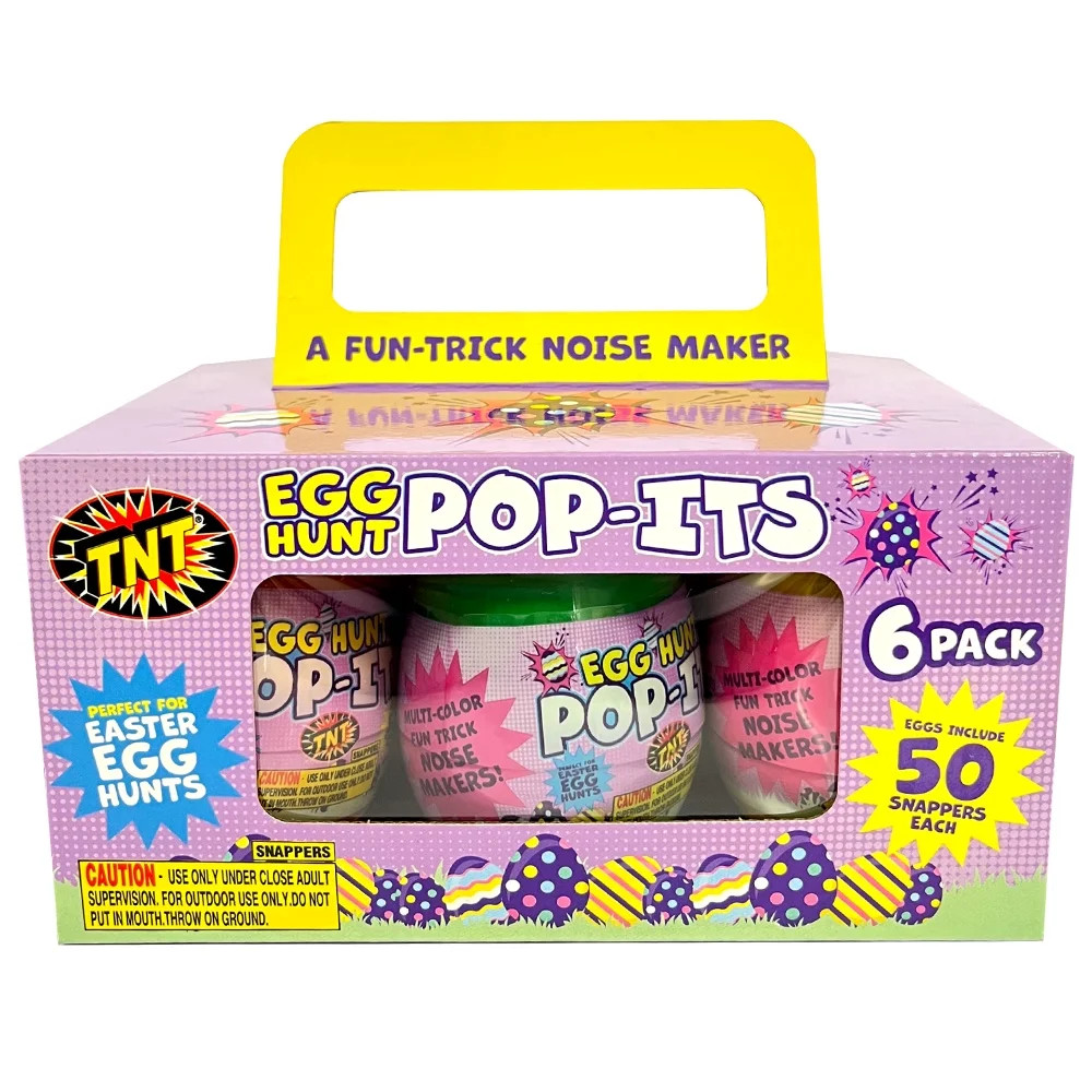 Egg Hunt 6 Pack, TNT Fireworks, Prefilled Easter Eggs, Novelty Snaps Party Noisemakers | Walmart (US)