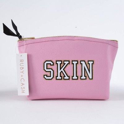 Ruby+Cash Dome Makeup Pouch - Skin Pink | Target