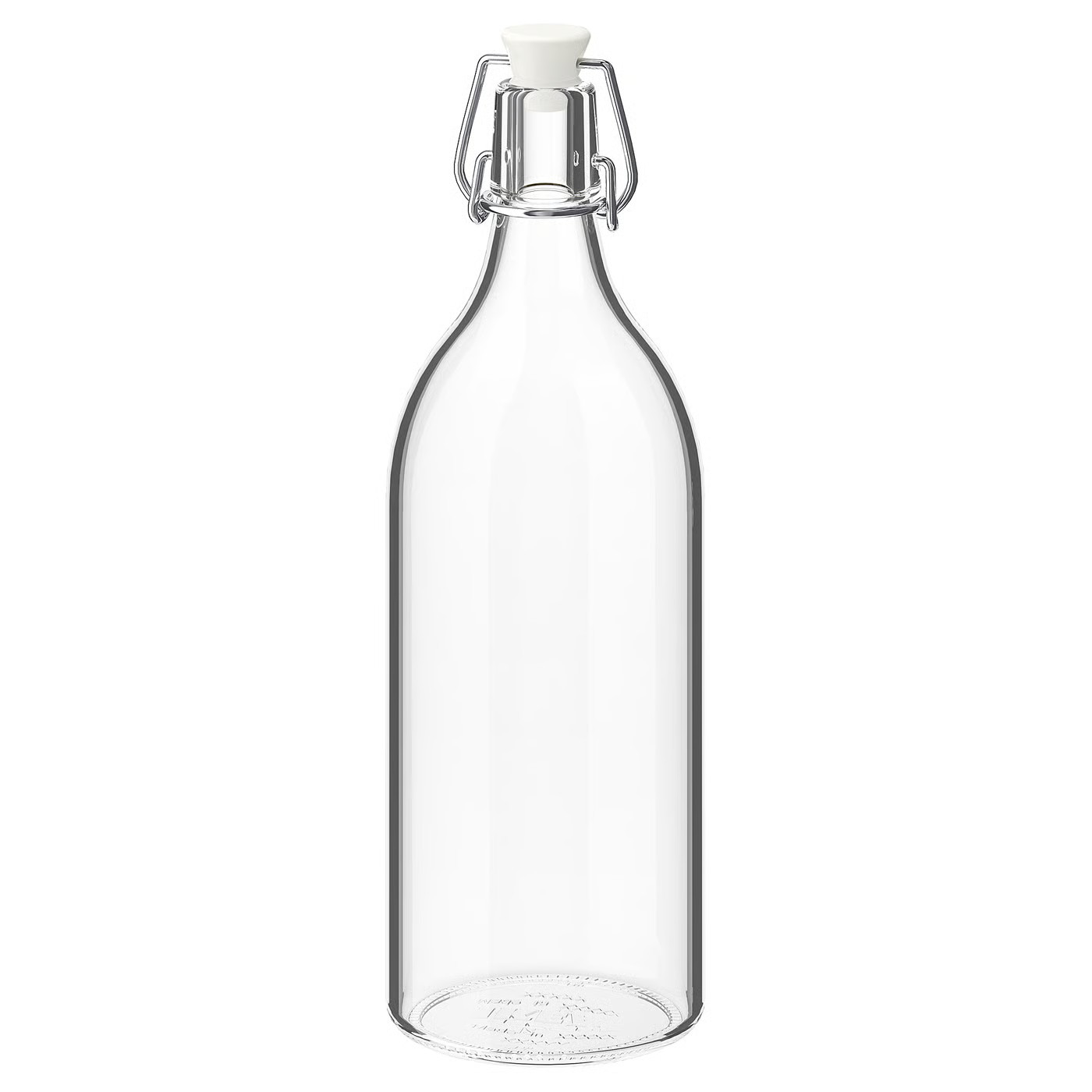 KORKEN Bottle with stopper, clear glass, 34 oz | IKEA US