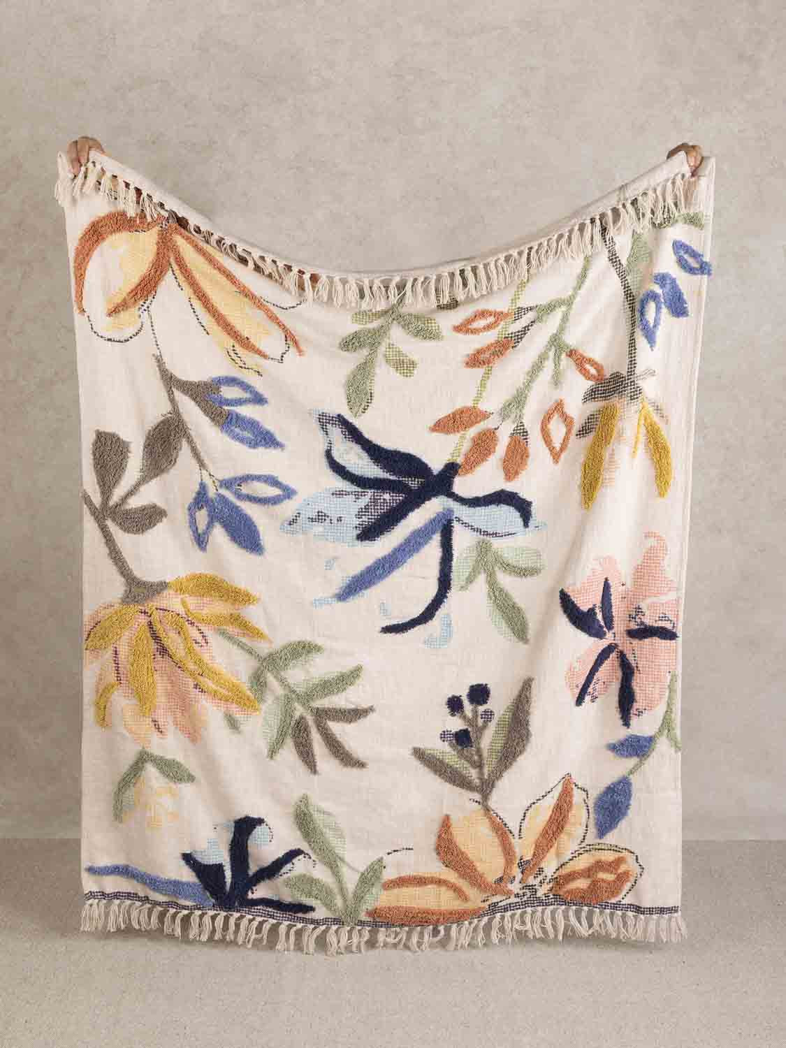 GAURI KOHLI Zurich Throw Blanket Cotton | GK71090 | Lowe's