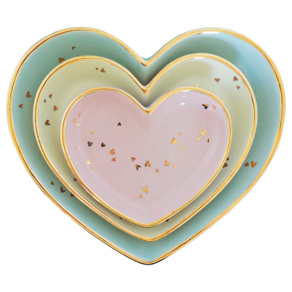 Limited Edition "Confetti Hearts" Dishes | Lo Home by Lauren Haskell Designs