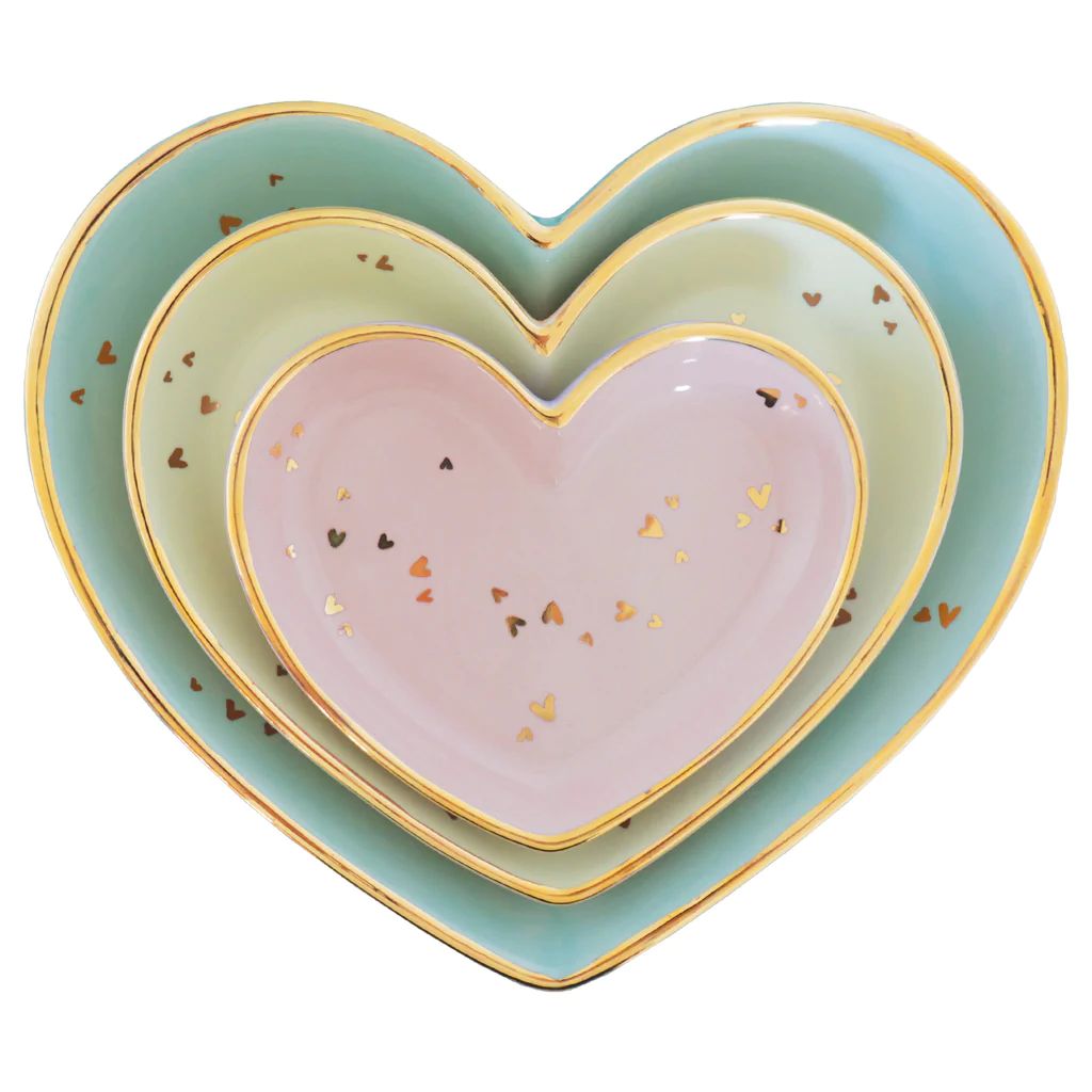 "Confetti Hearts" Dishes | Lo Home by Lauren Haskell Designs