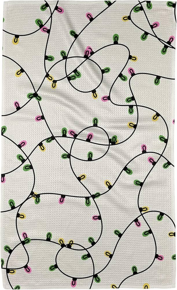 GEOMETRY Christmas Kitchen Towels - Quick Dry Microfiber Cloth Dish Towels for Kitchen Drying - P... | Amazon (US)