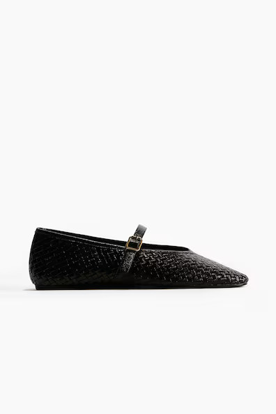 H & M - Braided Mary Janes - Black | H&M (US + CA)