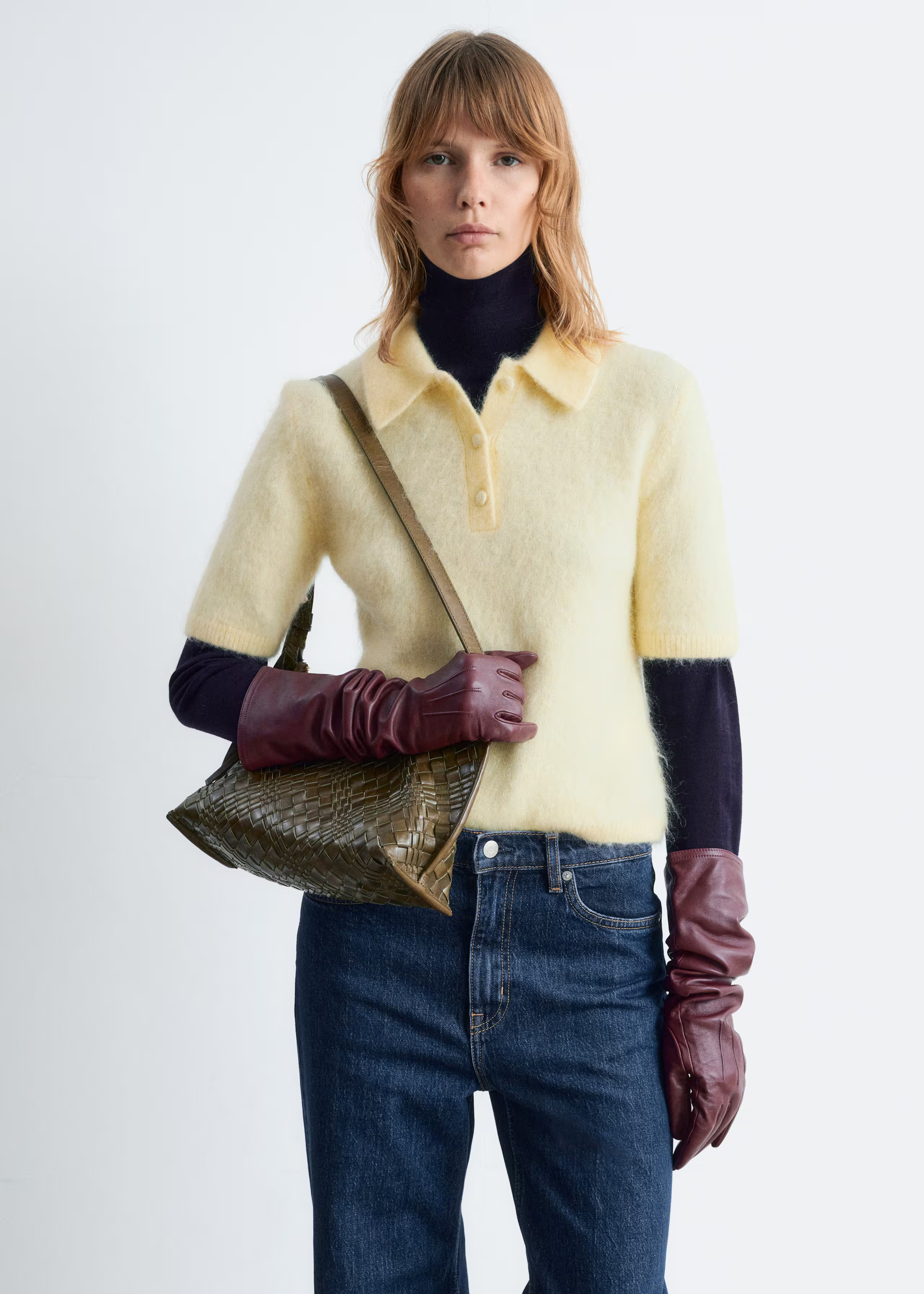 Brushed Knit Polo T-Shirt | & Other Stories - US