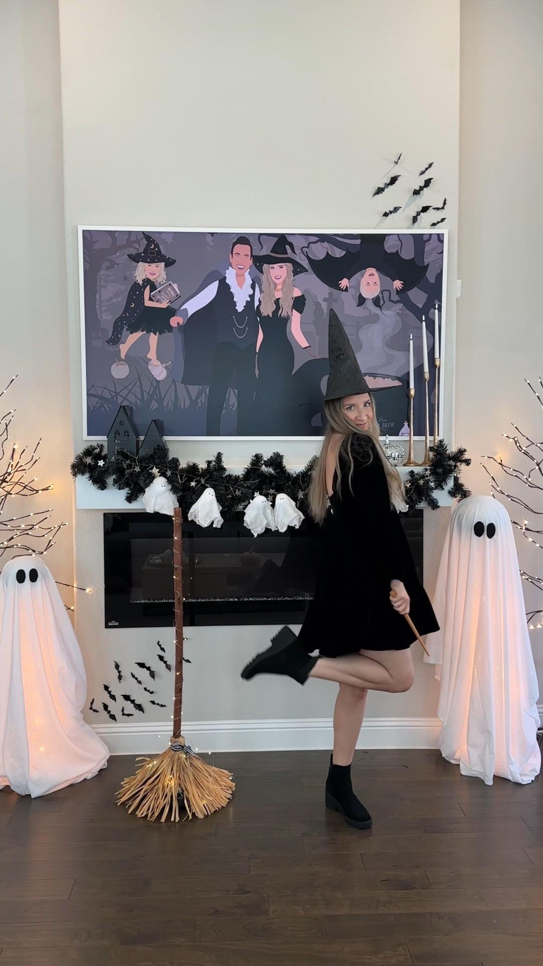 Halloween mantel decor! 

Halloween mantel, halloween mantle, halloween decor, spooky, ghost, garland, tree

#LTKHome #LTKVideo #LTKSeasonal