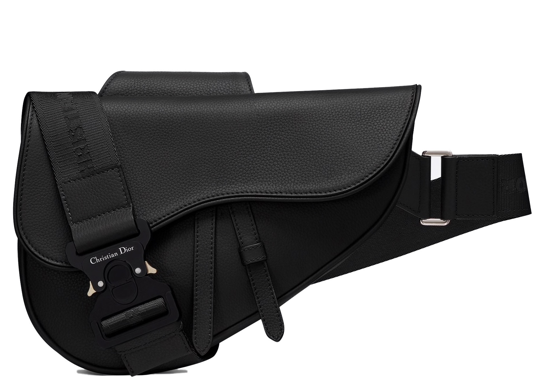 Men's Dior Saddle Bag Grained Calfskin in Black | StockX