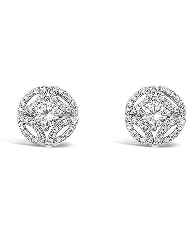 Meghan Markle Wedding Inspired Cubic Zirconia Stud Earrings | Amazon (US)