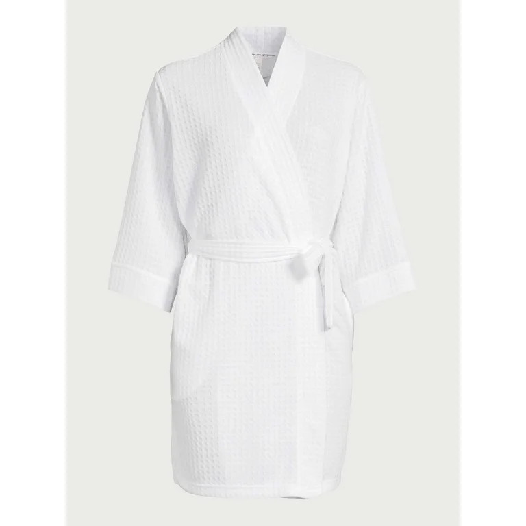 Joyspun Women’s Waffle Kimono Robe, Sizes S to 3X | Walmart (US)
