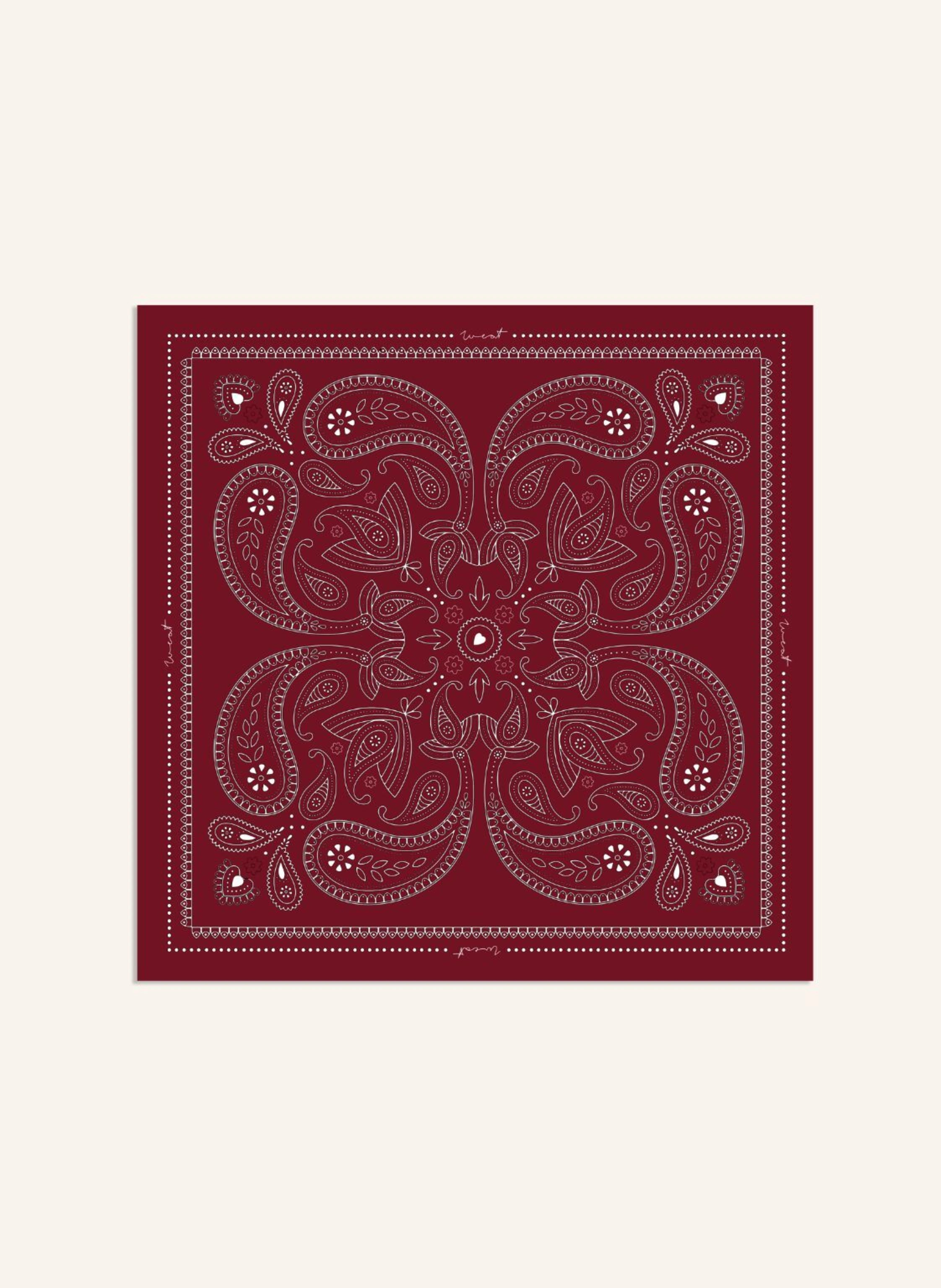 WEAT Schal PAISLEY in rot | Breuninger (DACH)