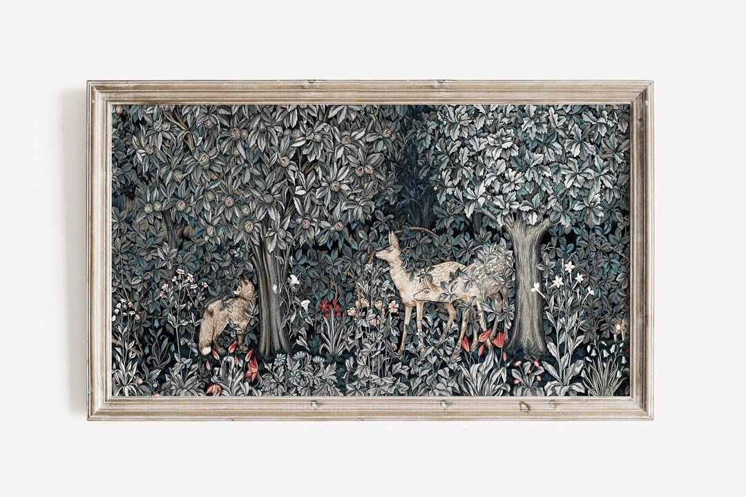 Samsung Frame TV Art Vintage Morris Tapestry Frame TV Art Digital Download Art for Samsung Frame ... | Etsy (US)