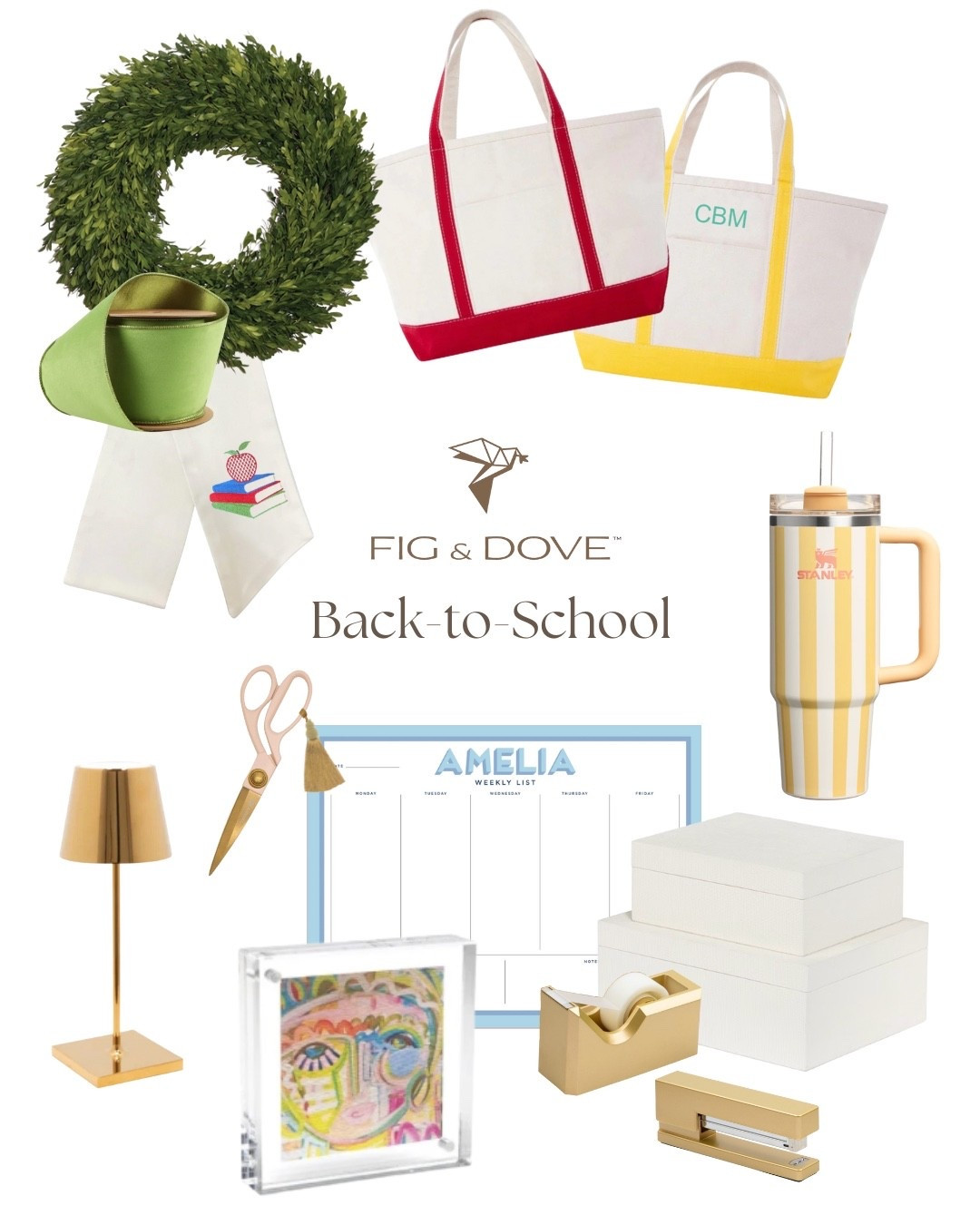Whether you're organizing, refreshing a classroom, or just craving a little structure after summer—these thoughtful touches bring calm, beauty, and intention to your everyday spaces.
Polished, purposeful, and perfectly styled for the season. ✏️ #BackToSchoolStyle
