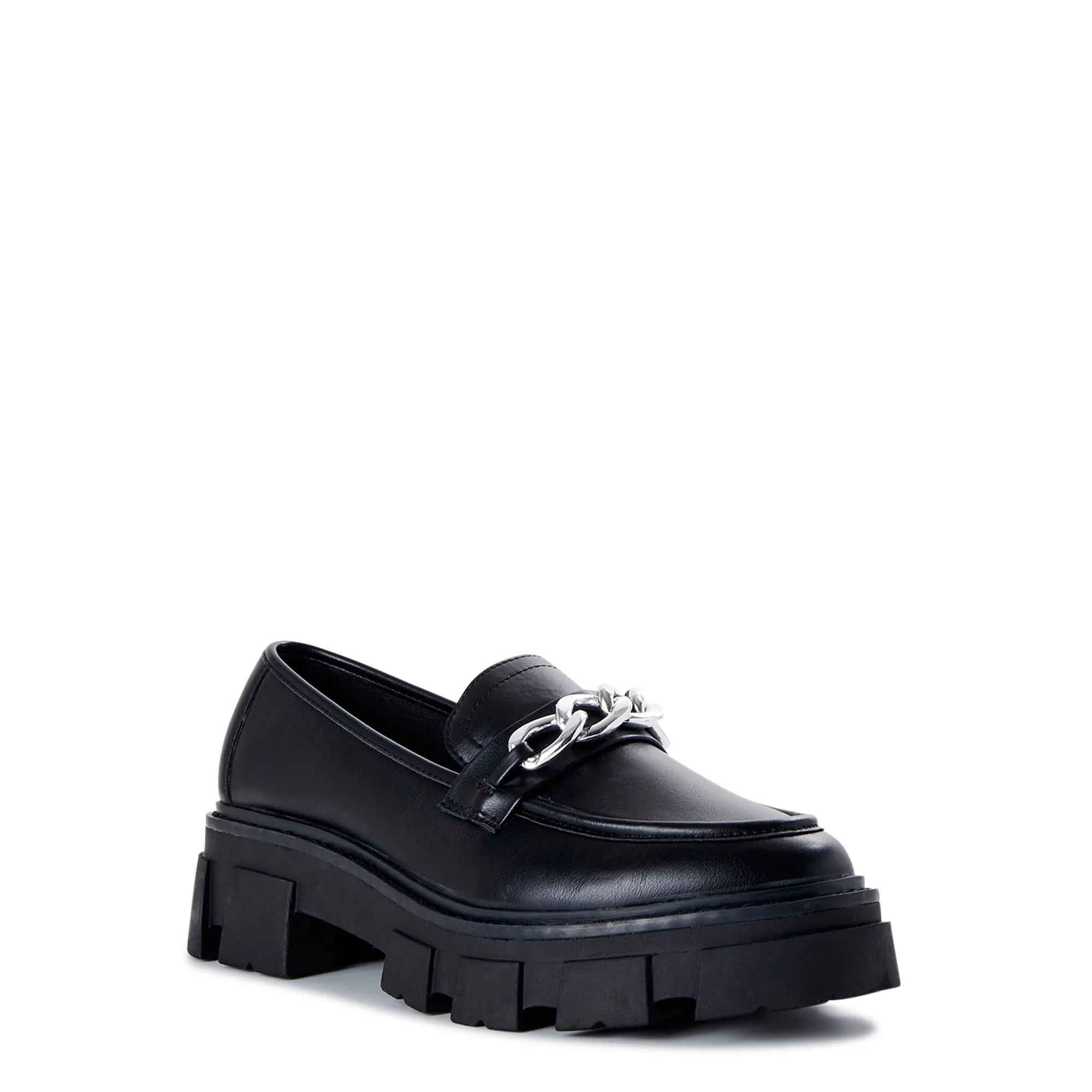No Boundaries Women's Fashion Lug Loafers (Wide Width Available) | Walmart (US)